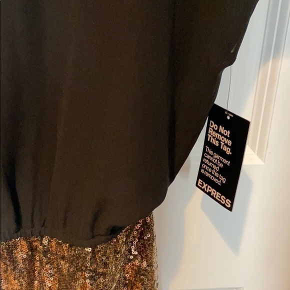 Express Sexy Sequin Party Dress NWT - Picture 3 of 8